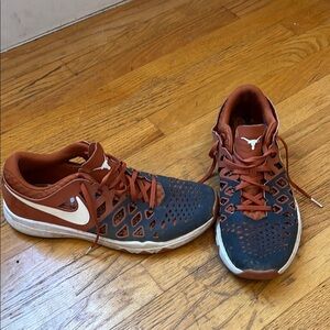 Men's Nike Texas Longhorn Orange & Dark Grey Athletic Shoes